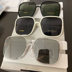 Serafina Eyewear TR90 Polarized Mirror Lens Sunglasses